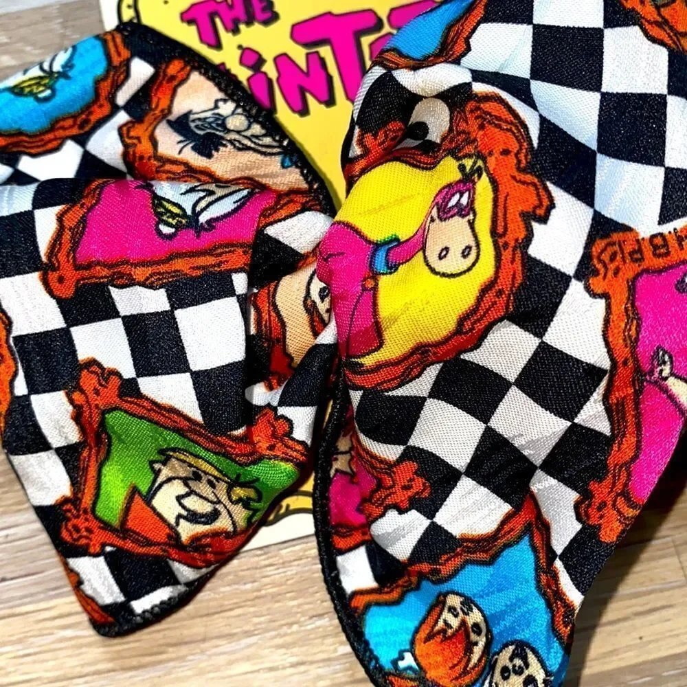 90s hair clip Flintstones Fred and Wilma Hair bow hair clip vintage aesthetic